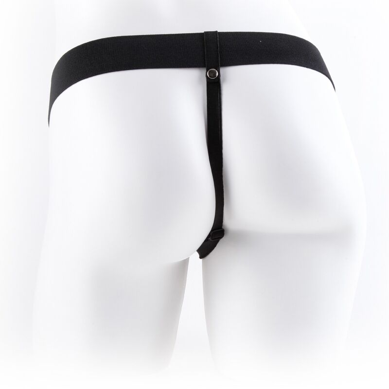 FETISH FANTASY SERIES - HARNAIS RÉGLABLE TÉLÉCOMMANDE PÉNIS RÉALISTE AVEC TESTICULES 23 CM FETISH FANTASY SERIES