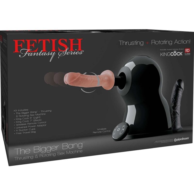 FETISH FANTASY SERIES - SEX MACHINE PLUS GRANDE ROTATION ET POUSSE DE BANG FETISH FANTASY SERIES