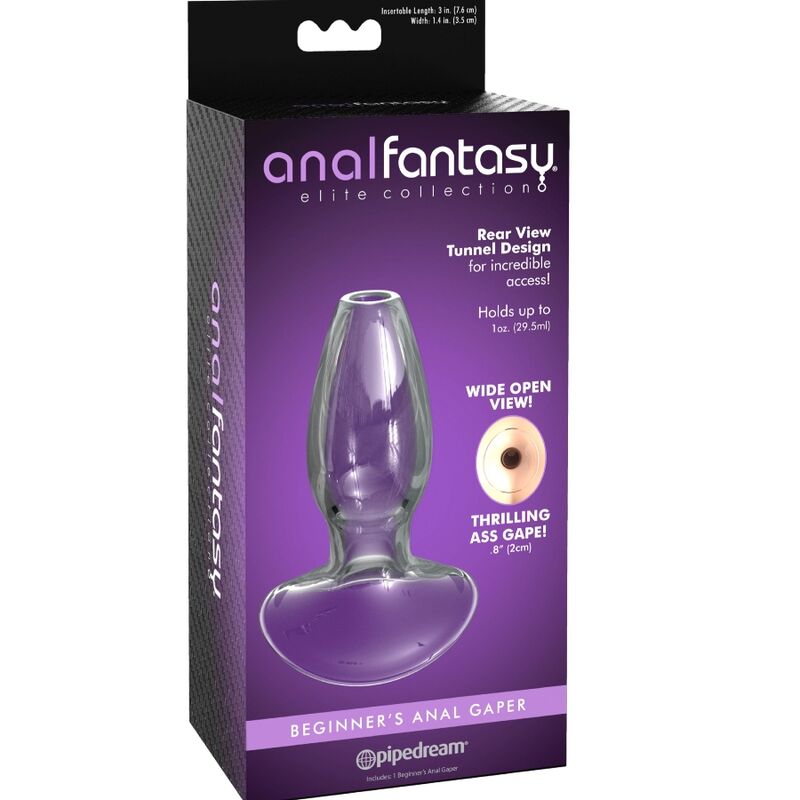 ANAL FANTASY ELITE COLLECTION - DILATATEUR ANAL GAPER POUR DÉBUTANTS CRISTAL TAILLE S ANAL FANTASY ELITE COLLECTION