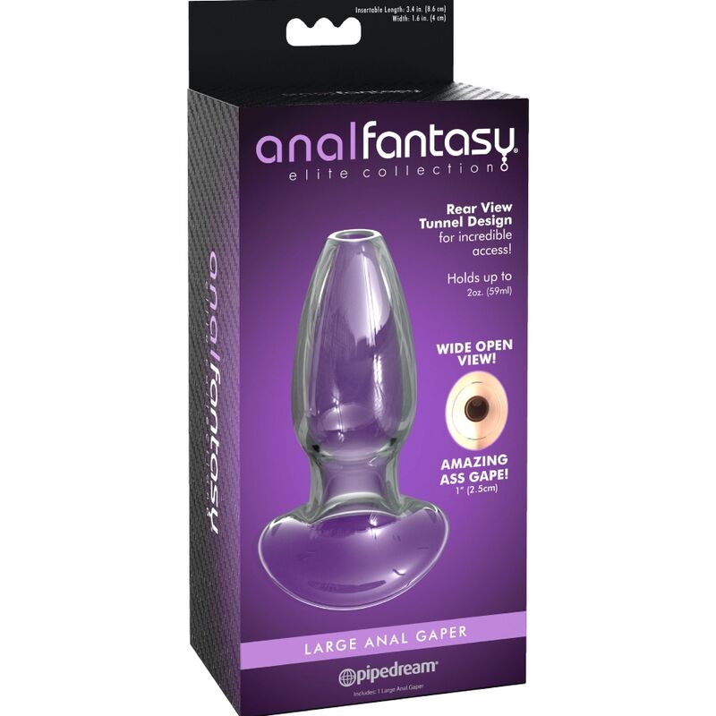 ANAL FANTASY ELITE COLLECTION - DILATATEUR EN CRISTAL ANAL GAPER TAILLE M ANAL FANTASY ELITE COLLECTION