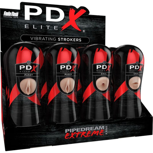 PDX ELITE - ENSEMBLE DE COUREURS 12 UNITÉS: 6X VAGIN, 3X ANO, 3X BOUCHE PDX ELITE