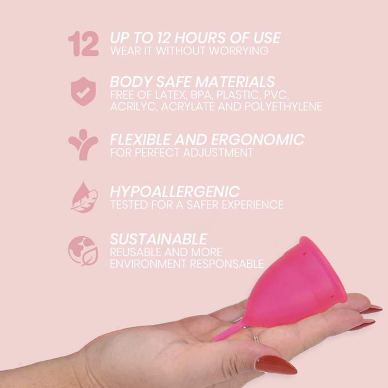 INTIMICHIC - COUPE MENSTRUELLE EN SILICONE MÉDICALE - TAILLE L INTIMICHIC