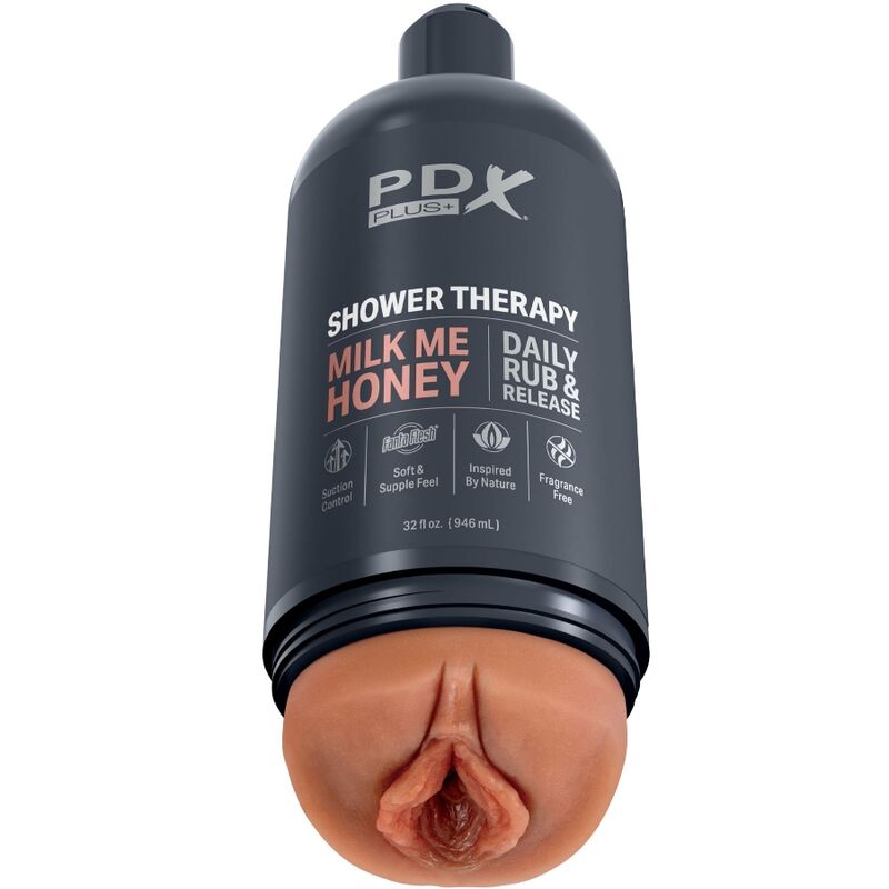 PDX PLUS - MASTURBATEUR STROKER CONCEPTION DE BOUTEILLE DISCRÈTE MILK ME HONEY CANDY SHAMPOOING PDX PLUS+