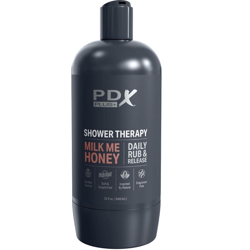 PDX PLUS - MASTURBATEUR STROKER CONCEPTION DE BOUTEILLE DISCRÈTE MILK ME HONEY CANDY SHAMPOOING PDX PLUS+