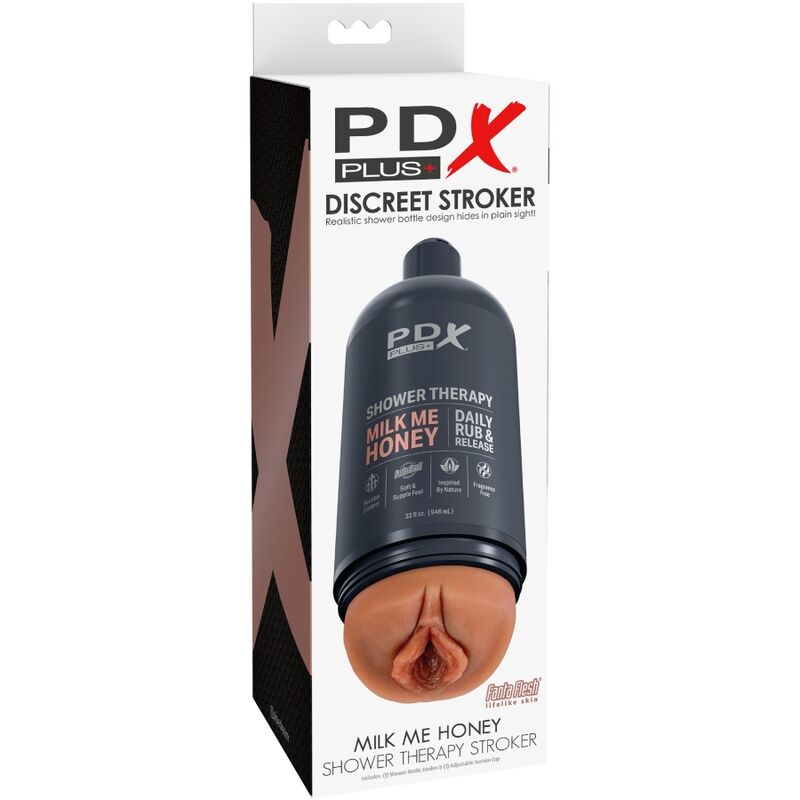 PDX PLUS - MASTURBATEUR STROKER CONCEPTION DE BOUTEILLE DISCRÈTE MILK ME HONEY CANDY SHAMPOOING PDX PLUS+