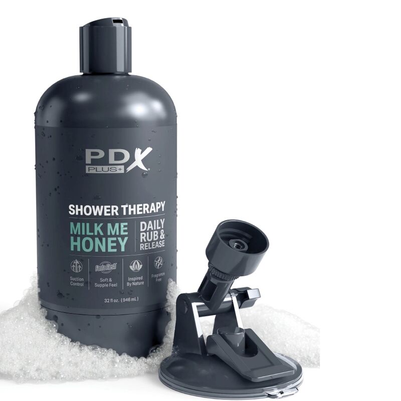 PDX PLUS - MASTURBATEUR STROKER CONCEPTION DISCRÈTE DE LA BOUTEILLE DE SHAMPOOING AU MIEL MILK ME PDX PLUS+