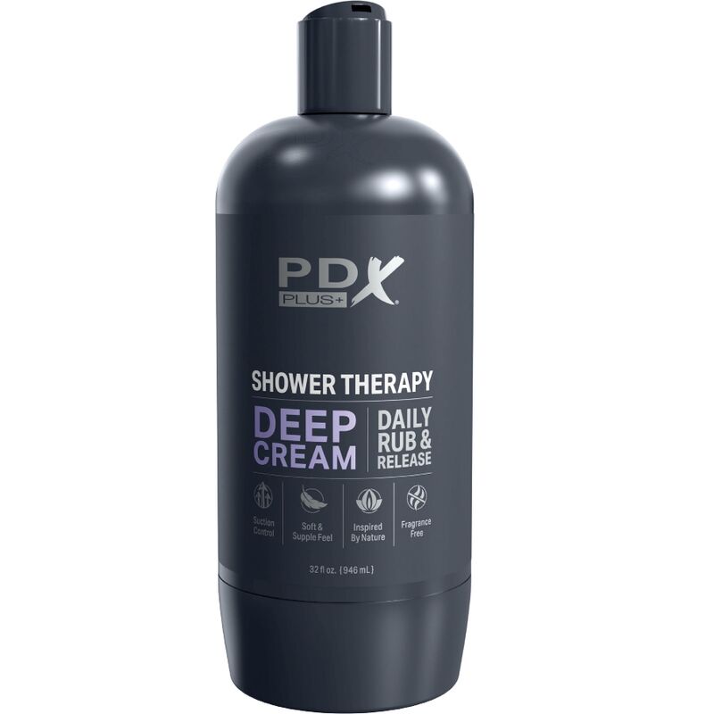 PDX PLUS - STROKER MASTURBATEUR DISCRET DEEP CREAM SHAMPOOING CONCEPTION DE BOUTEILLE PDX PLUS+