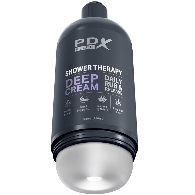 PDX PLUS - STROKER MASTURBATEUR DISCRET DEEP CREAM SHAMPOOING CONCEPTION DE BOUTEILLE PDX PLUS+