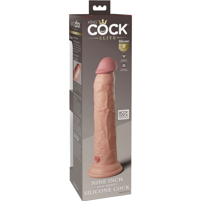KING COCK - ELITE GODE RÉALISTE EN SILICONE 23 CM KING COCK