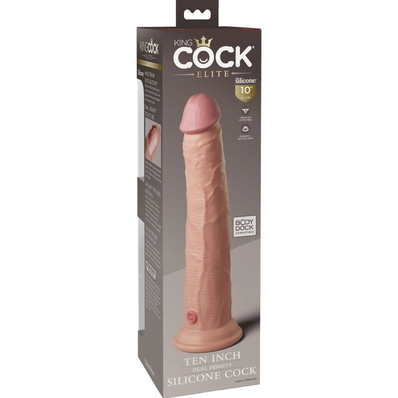 KING COCK - ELITE GODE RÉALISTE EN SILICONE 25.4 CM KING COCK