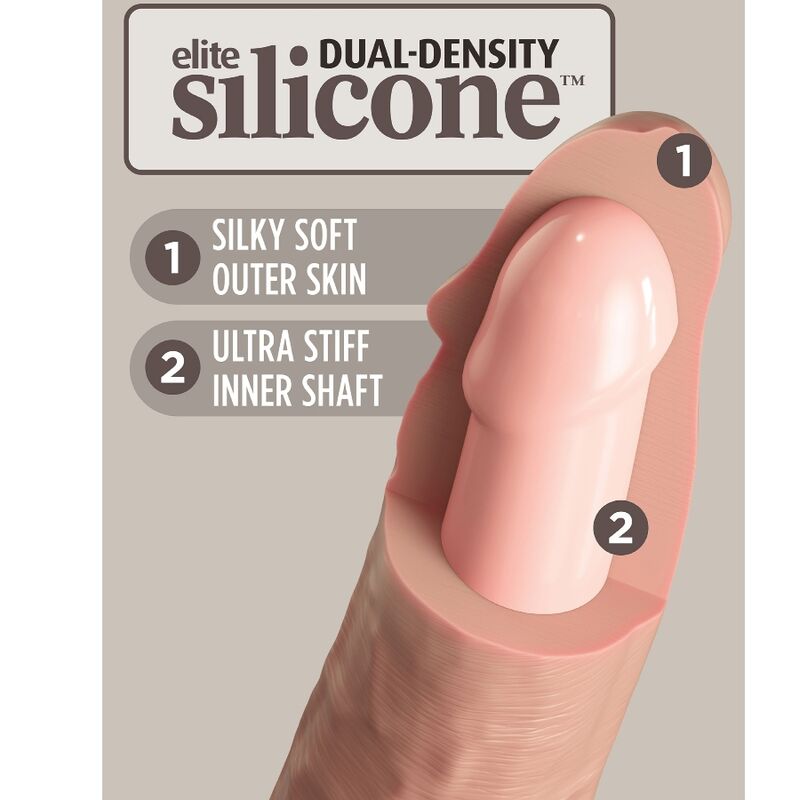 KING COCK - ELITE GODE RÉALISTE EN SILICONE 25.4 CM KING COCK