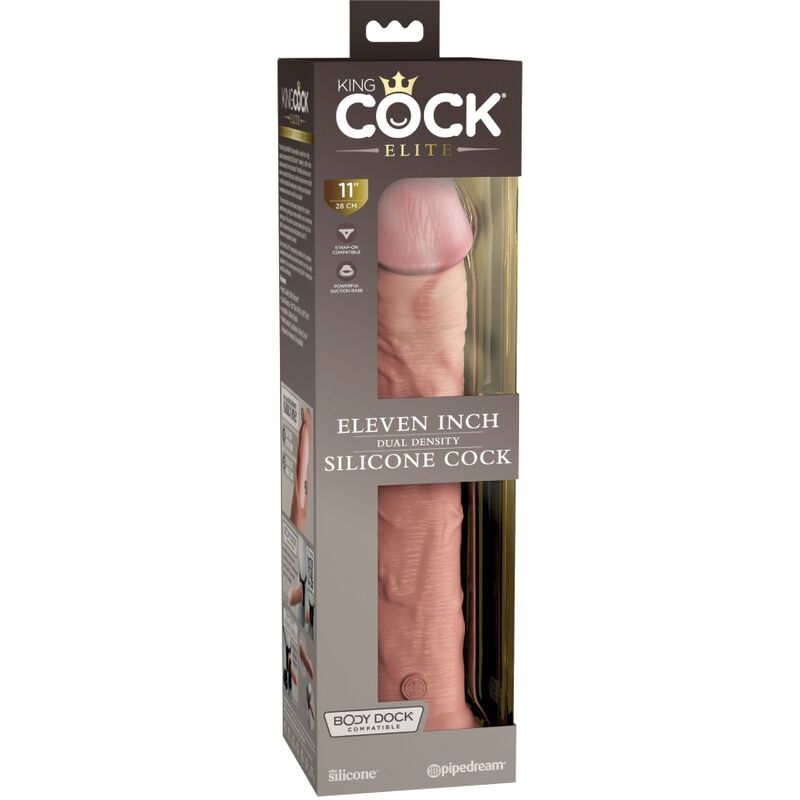 KING COCK - ELITE GODE RÉALISTE EN SILICONE 28 CM KING COCK