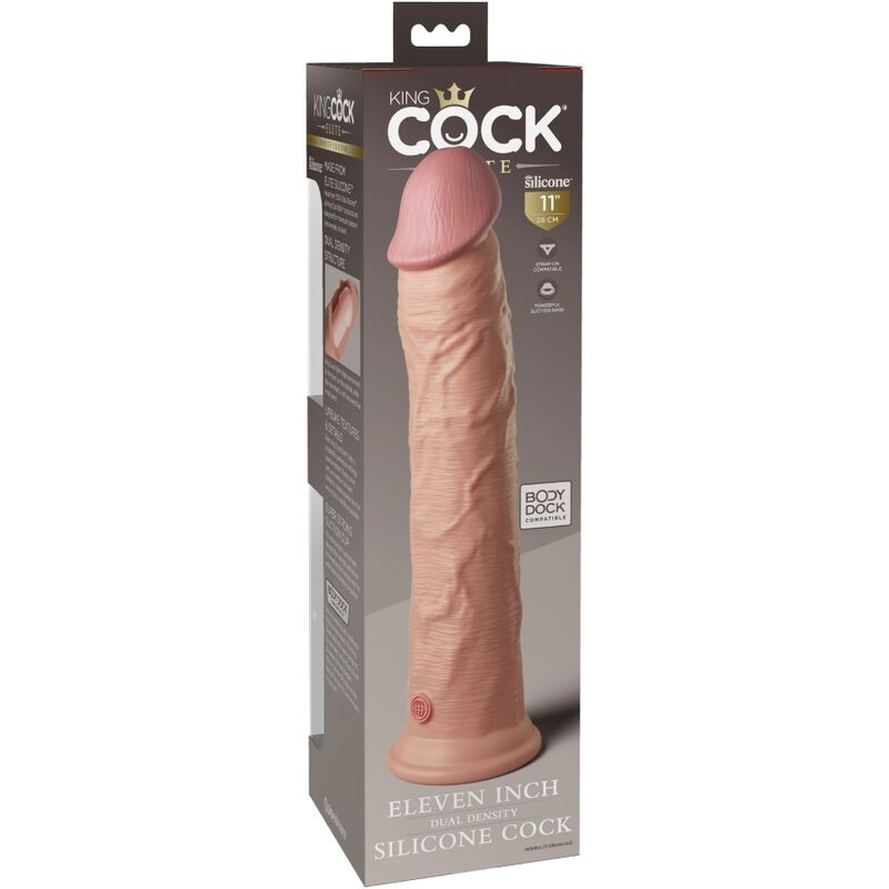 KING COCK - ELITE GODE RÉALISTE EN SILICONE 28 CM KING COCK