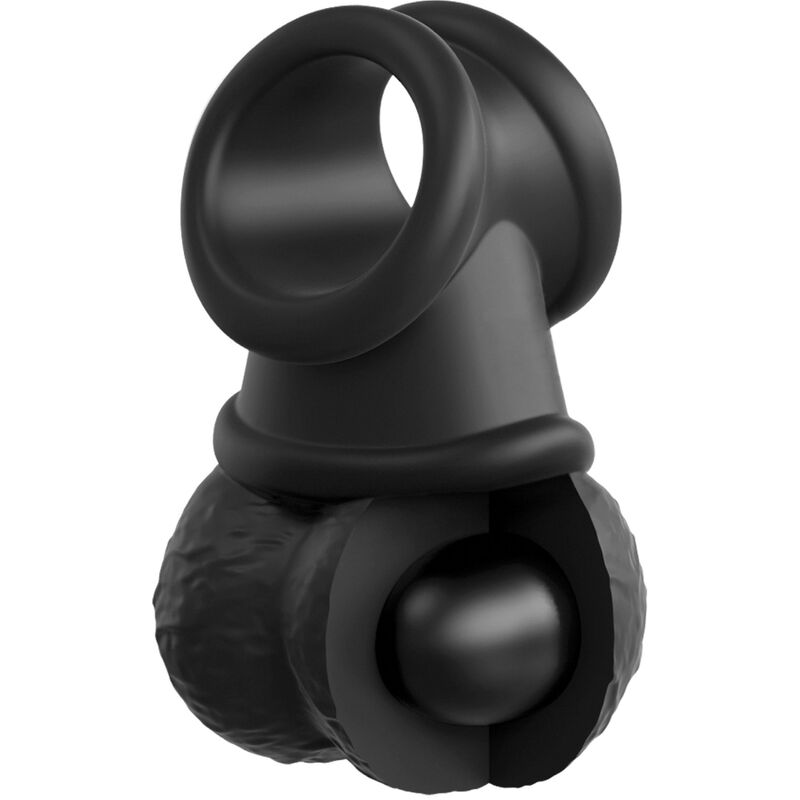 KING COCK - ELITE KIT HARNAIS RÉGLABLE DELUXE ANNEAU AVEC TESTICULES & GODE 20.3 CM KING COCK