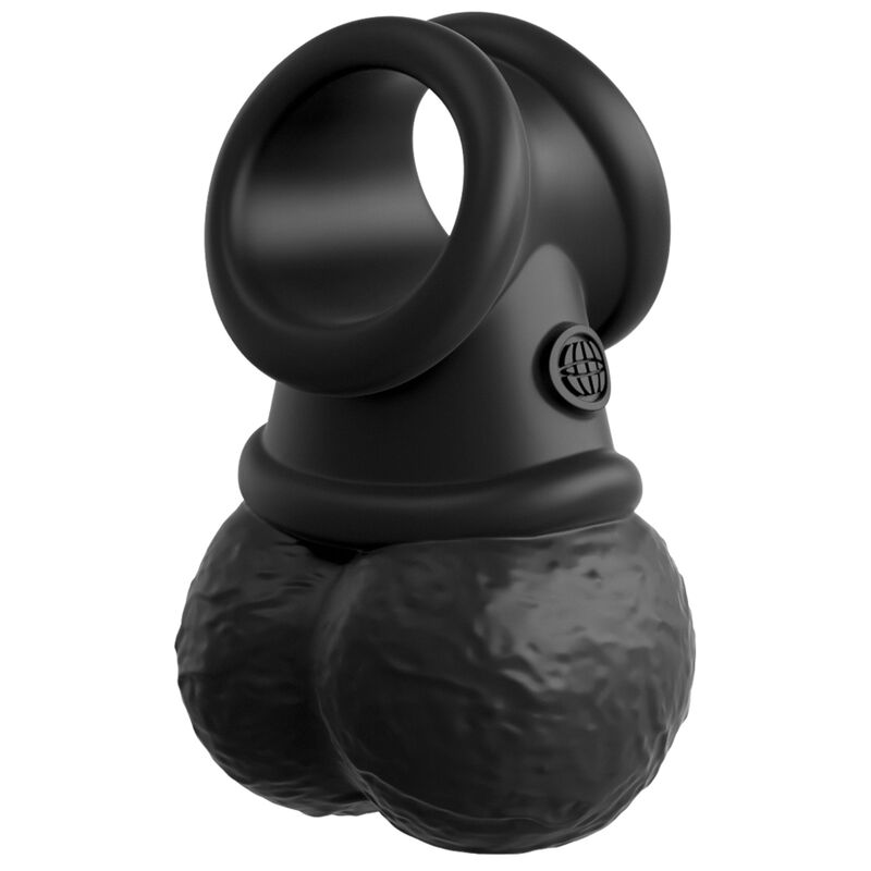 KING COCK - ELITE KIT HARNAIS RÉGLABLE DELUXE ANNEAU AVEC TESTICULES & GODE 20.3 CM KING COCK