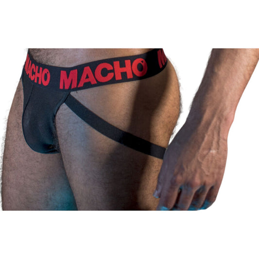 MACHO - MX26X2 JOCK NOIR/ROUGE S MACHO UNDERWEAR