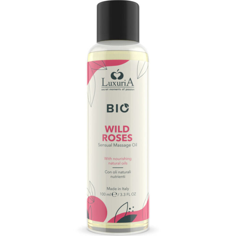 INTIMATELINE LUXURIA - HUILE DE MASSAGE BIO ROSES SAUVAGES 100 ML INTIMATELINE LUXURIA