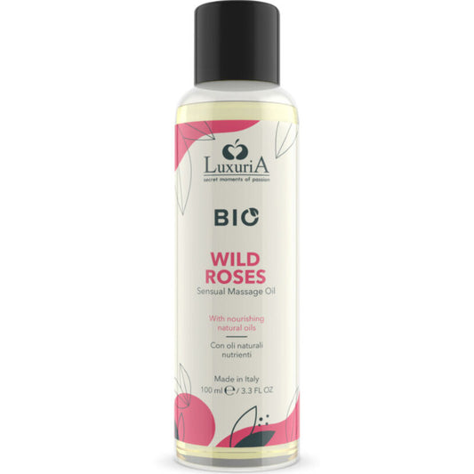 INTIMATELINE LUXURIA - HUILE DE MASSAGE BIO ROSES SAUVAGES 100 ML INTIMATELINE LUXURIA