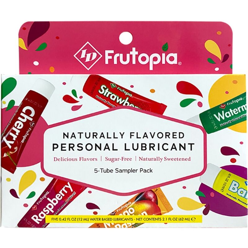 ID FRUTOPIA - LUBRIFIANT ASSORTIMENT 5 PACK 12 ML ID FRUTOPIA