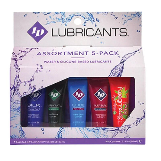 ID JUICY LUBE - ASSORTIMENT DE 5 TUBES DE LUBRIFIANT 12 ML ID JUICY LUBE