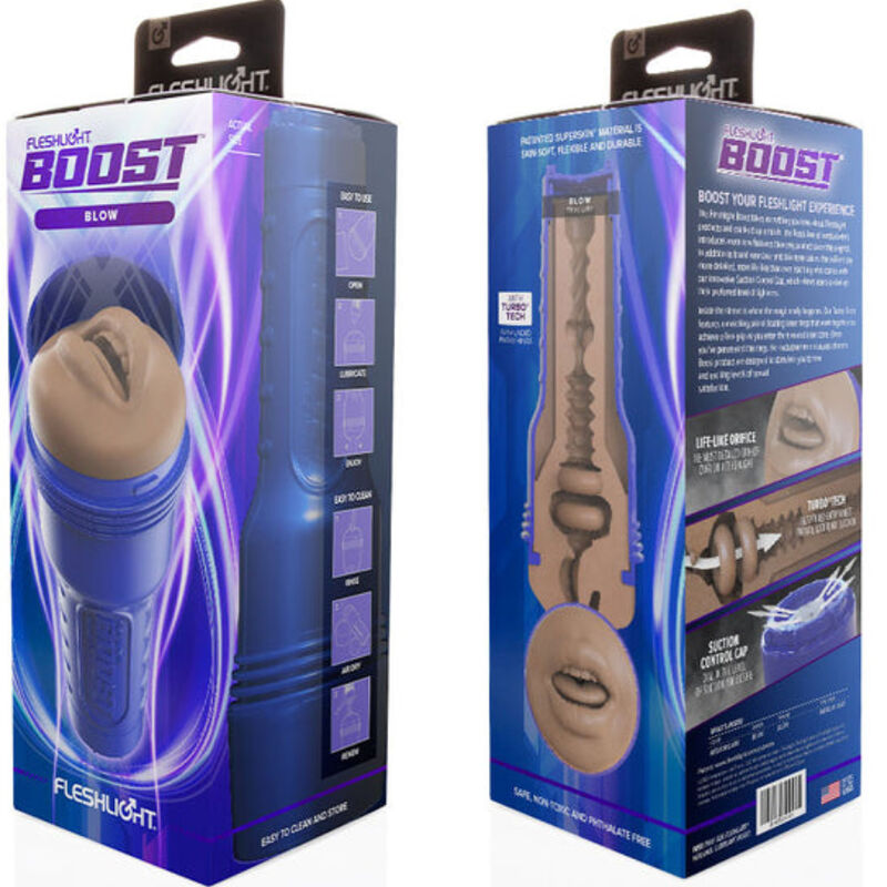 FLESHLIGHT BOOST - MASTURBADEUR BLOW MD FLESH MOUTH RP FLESHLIGHT BOOST