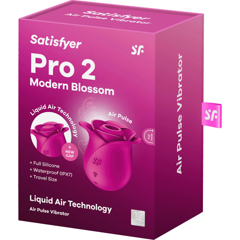 SATISFYER - AIR PULSE VIBRATEUR FLEUR MODERNE PRO 2 SATISFYER AIR PULSE