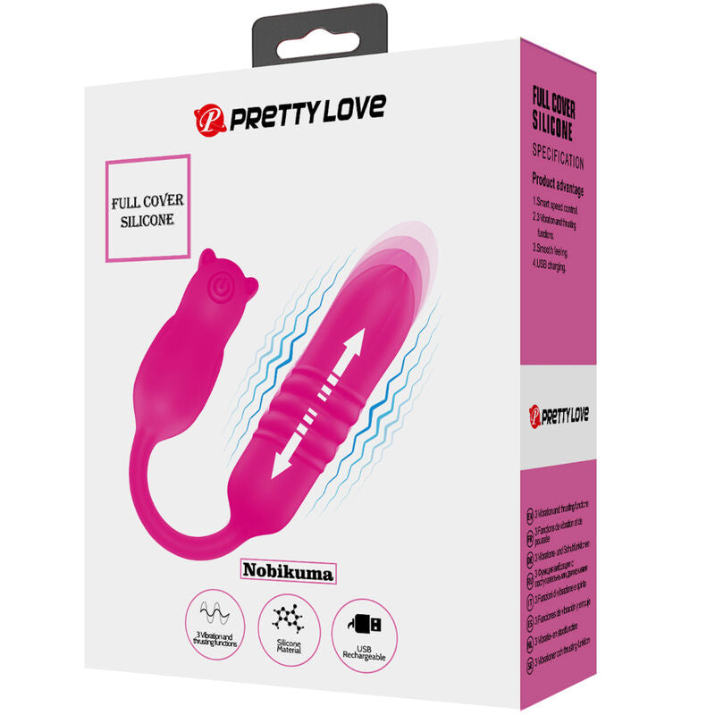 PRETTY LOVE - NOBIKUMA BALLE VIBRANTE EN SILICONE ROSE PRETTY LOVE FLIRTATION