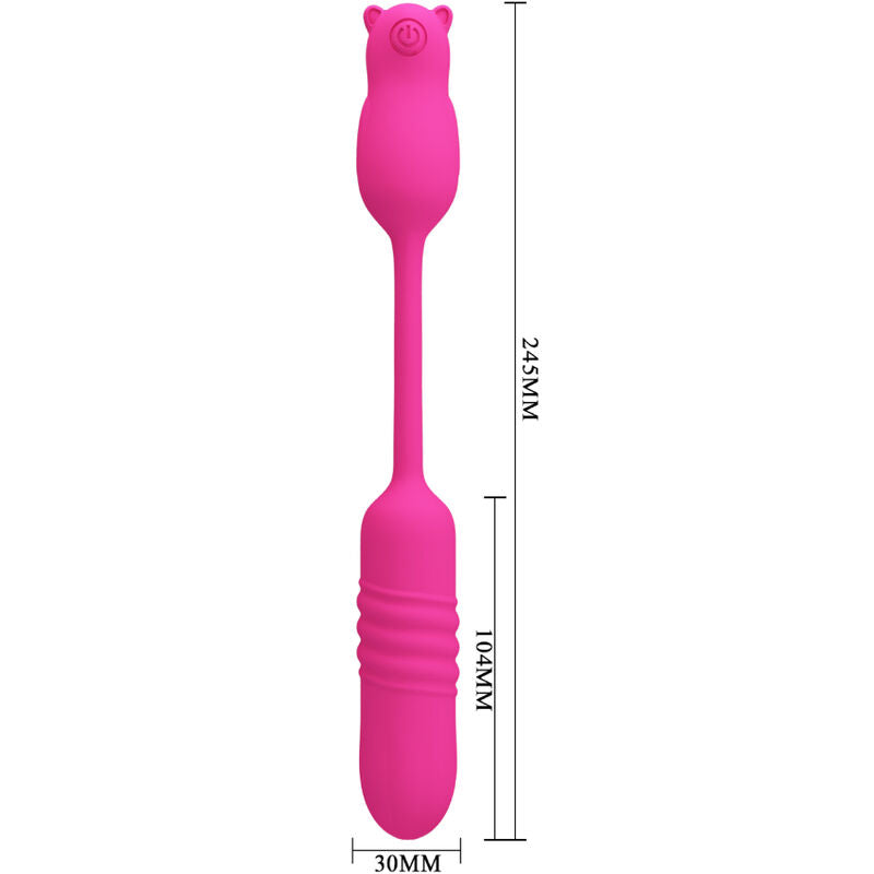 PRETTY LOVE - NOBIKUMA BALLE VIBRANTE EN SILICONE ROSE PRETTY LOVE FLIRTATION