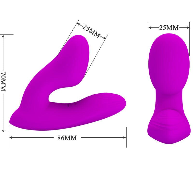 PRETTY LOVE - MASSEUR DE CLITORIS MELVIN AVEC TÉLÉCOMMANDE PRETTY LOVE