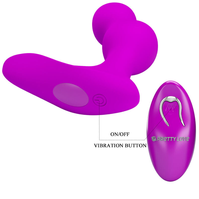 PRETTY LOVE - MASSAGER VIBRATEUR ANAL TERRANCE AVEC TÉLÉCOMMANDE PRETTY LOVE