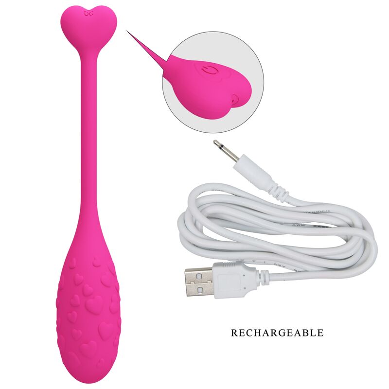 PRETTY LOVE - OEUF VIBRANT ROSE FISHER CONTRÔLÉ PAR APPLICATION PRETTY LOVE SMART