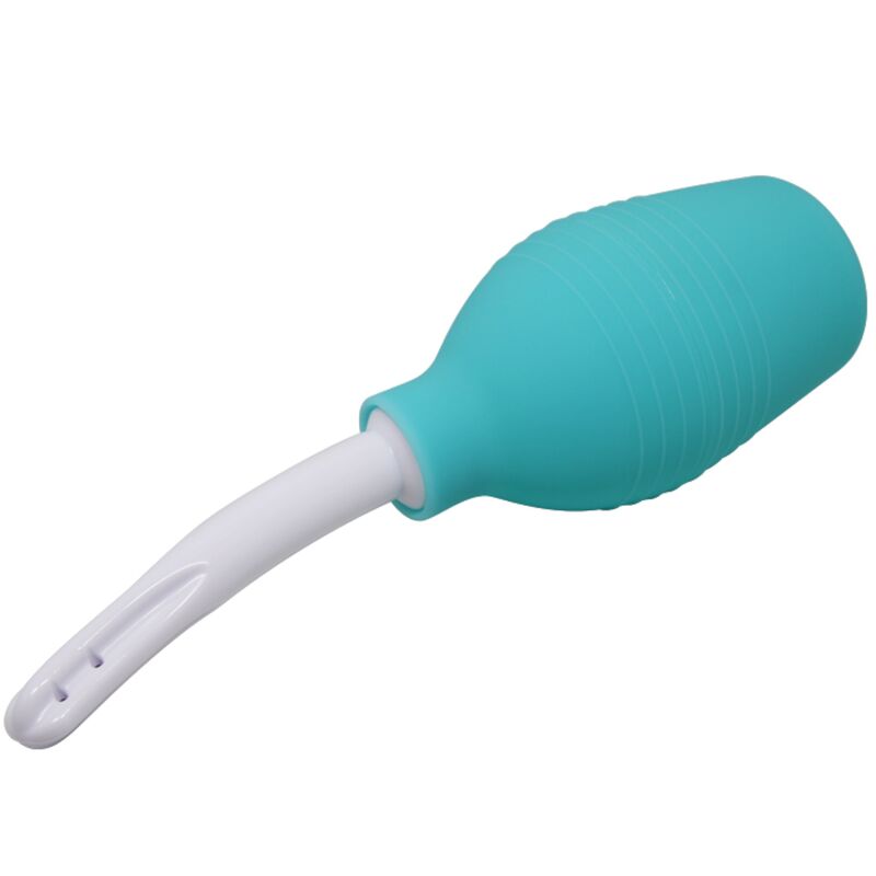 MR PLAY - DOUCHE EN CAOUTCHOUC BLEU POIRE ANAL MR PLAY