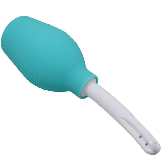 MR PLAY - DOUCHE EN CAOUTCHOUC BLEU POIRE ANAL MR PLAY