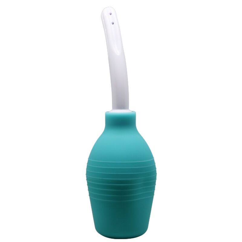 MR PLAY - DOUCHE EN CAOUTCHOUC BLEU POIRE ANAL MR PLAY