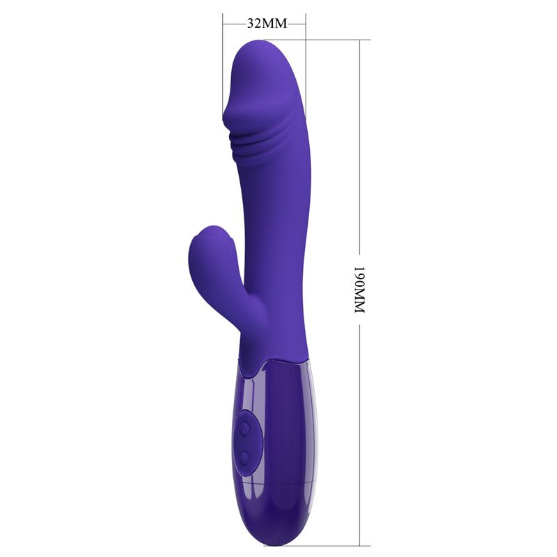 PRETTY LOVE - VIBRATEUR SNAPPY YOUTH & STIMULATEUR DE POINT G VIOLET PRETTY LOVE LED
