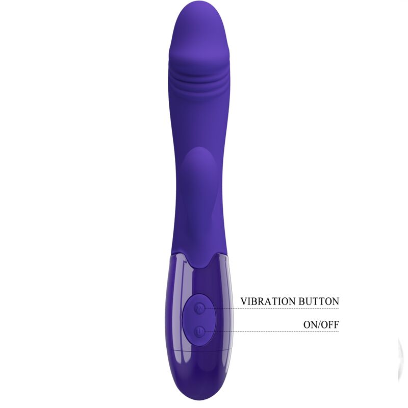 PRETTY LOVE - VIBRATEUR SNAPPY YOUTH & STIMULATEUR DE POINT G VIOLET PRETTY LOVE LED