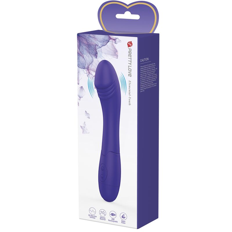 PRETTY LOVE - DILDO VIBRATEUR VIOLET ELEMENTAL YOUTH PRETTY LOVE YOUTH