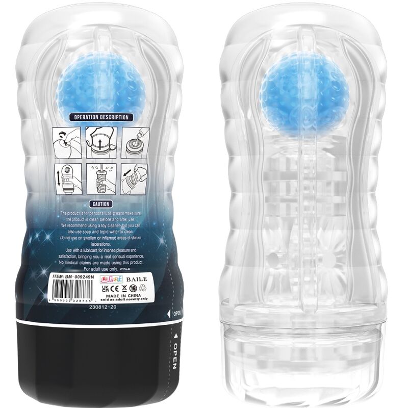 PRETTY LOVE - HOUSSE DE MASTURBATEUR PLANET BLEU PRETTY LOVE MALE