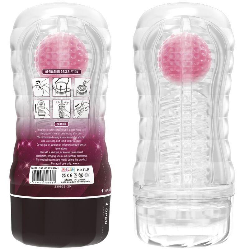 PRETTY LOVE - HOUSSE MASTURBATEUR ROSE PRETTY LOVE MALE