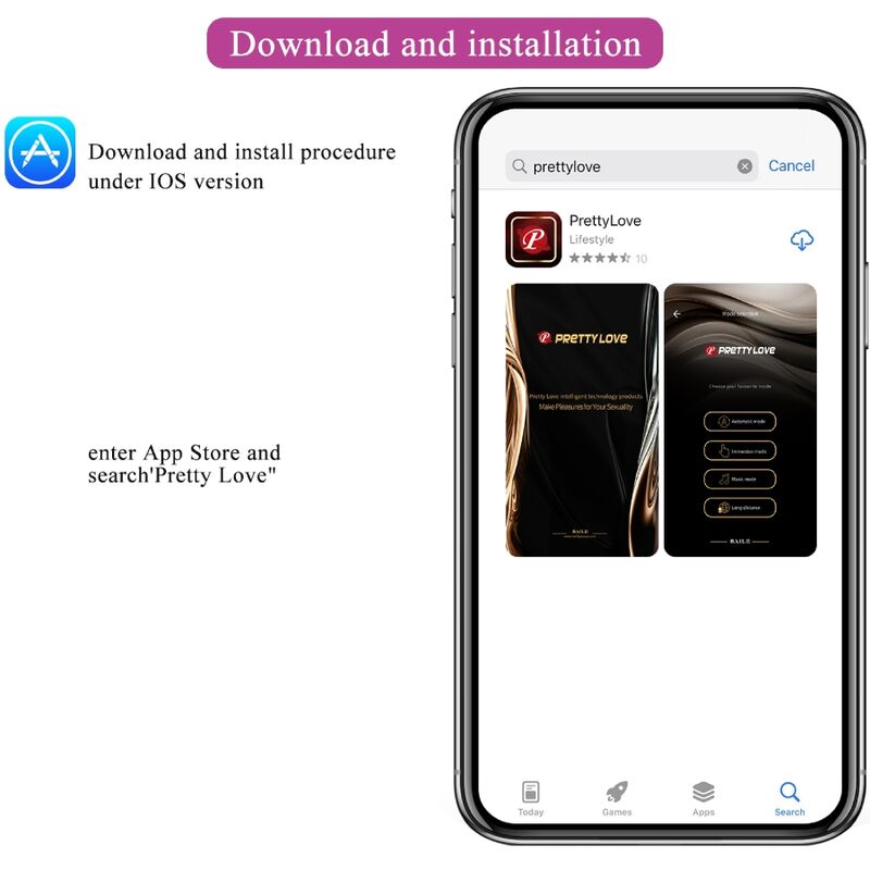 PRETTY LOVE - OEUF VIBRANT RECHARGEABLE CATALINA ROSE PRETTY LOVE SMART