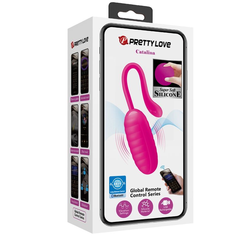 PRETTY LOVE - OEUF VIBRANT RECHARGEABLE CATALINA ROSE PRETTY LOVE SMART