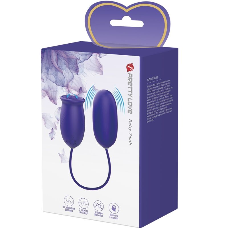 PRETTY LOVE - STIMULATEUR VIBRATEUR RECHARGEABLE DAISY YOUTH VIOLET PRETTY LOVE YOUTH