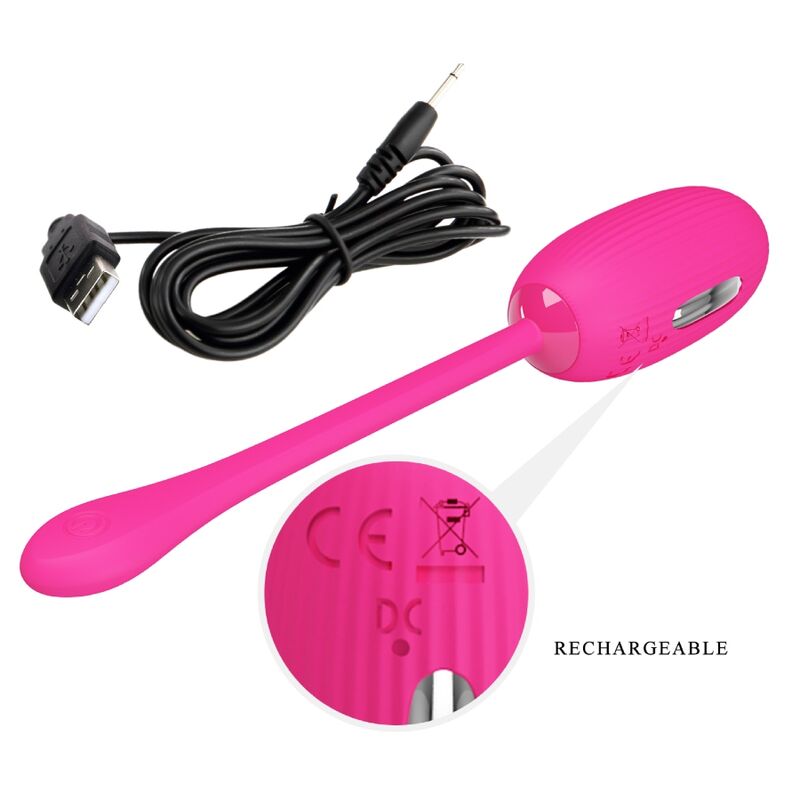 PRETTY LOVE - OEUF VIBRANT RECHARGEABLE DOREEN MAGENTA TÉLÉCOMMANDE PRETTY LOVE SMART