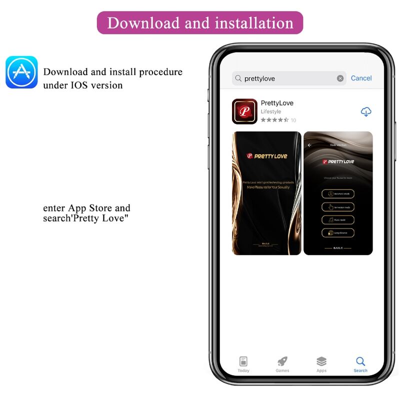 PRETTY LOVE - OEUF VIBRANT RECHARGEABLE ROSE DOREEN PRETTY LOVE SMART