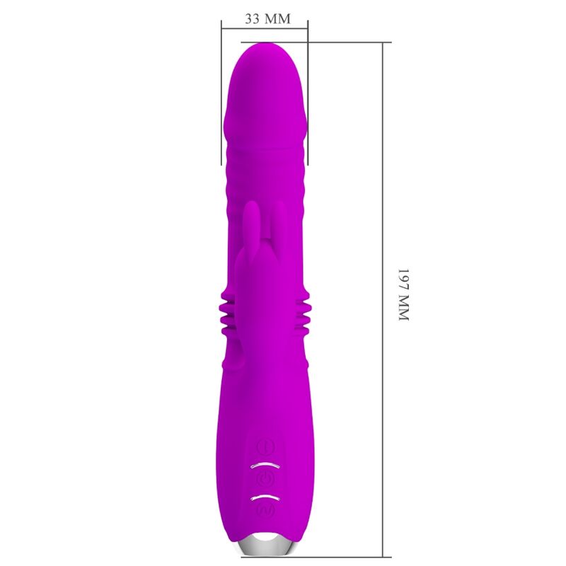 PRETTY LOVE - VIBRATEUR LAPIN RECHARGEABLE DOROTHY VIOLET PRETTY LOVE C-TYPE