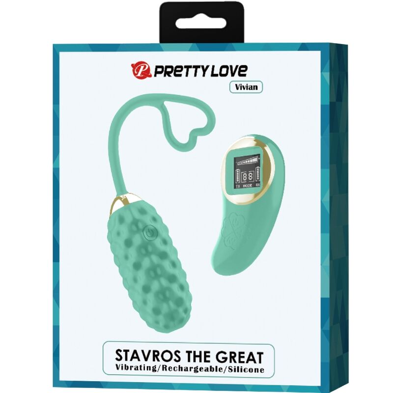 PRETTY LOVE - OEUF VIBRANT TÉLÉCOMMANDE VIVIAN GREEN PRETTY LOVE LED