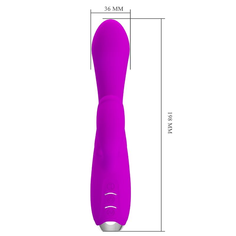 PRETTY LOVE - VIBRATEUR LAPIN RECHARGEABLE GLORIA IMPERMÉABLE VIOLET PRETTY LOVE C-TYPE
