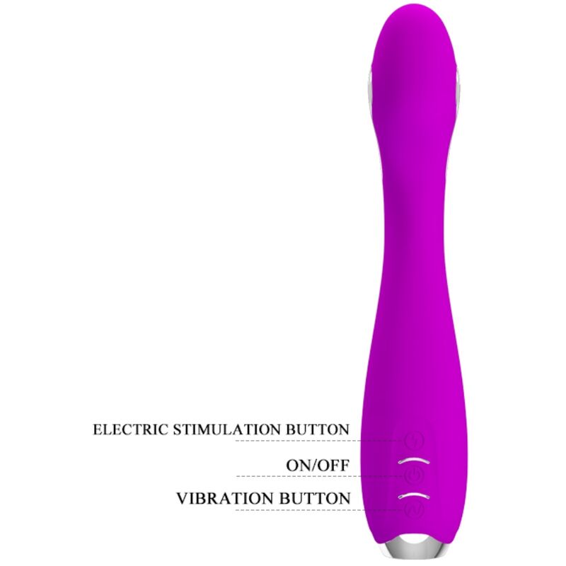 PRETTY LOVE - VIBRATEUR ÉLECTROCHOC RECHARGEABLE HECTOR-IMPERMÉABLE VIOLET PRETTY LOVE FLIRTATION