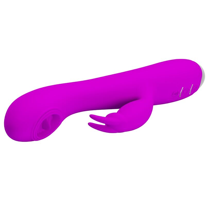 PRETTY LOVE - VIBRATEUR RECHARGEABLE RACHEL AVEC VENTOUSE VIOLETTE PRETTY LOVE C-TYPE