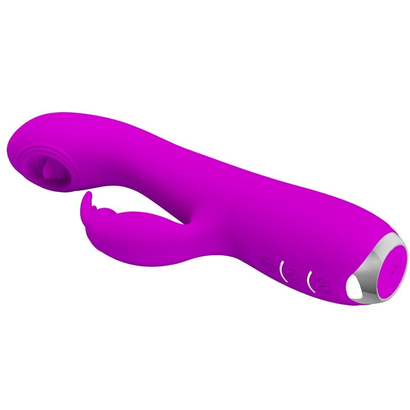 PRETTY LOVE - VIBRATEUR RECHARGEABLE RACHEL AVEC VENTOUSE VIOLETTE PRETTY LOVE C-TYPE
